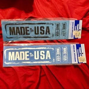 Vintage “Made In The USA” Iron On Transfers
